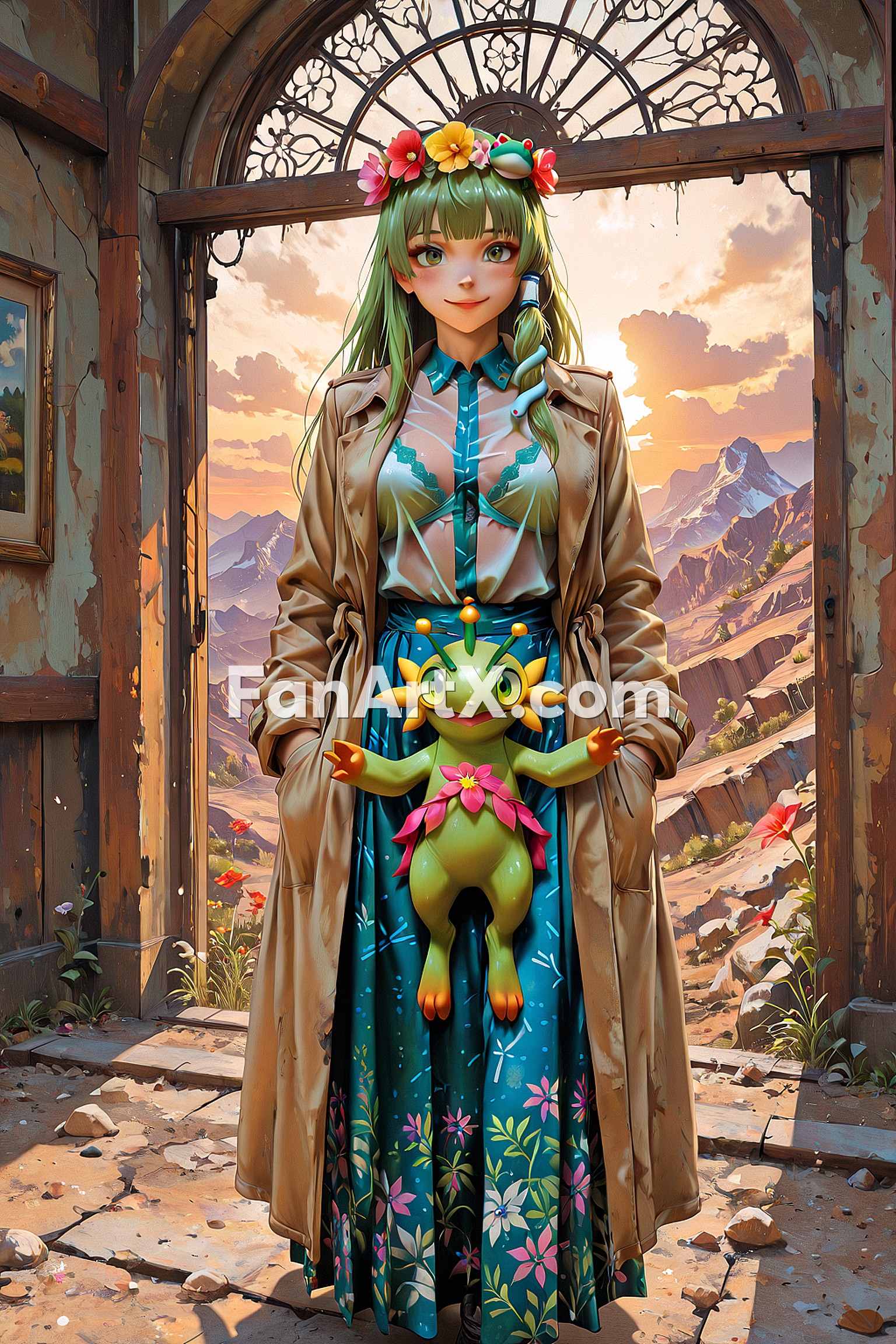 Kochiya Sanae Touhou project Fanart 6518989